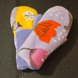 Colorful Fleece Mittens